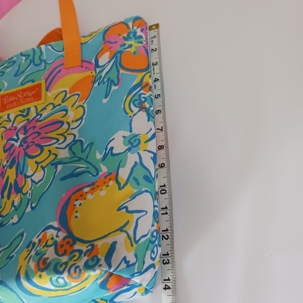 Lilly Pulitzer Estee Lauder Floral Canvas Bag GWP - Picture 6 of 11